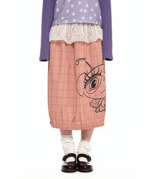 Double-Banded Balloon Skirt