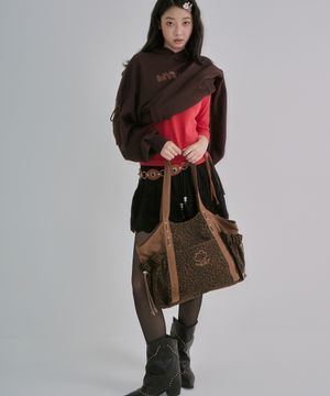 마이레오 레오파드 쇼퍼백_35182SH