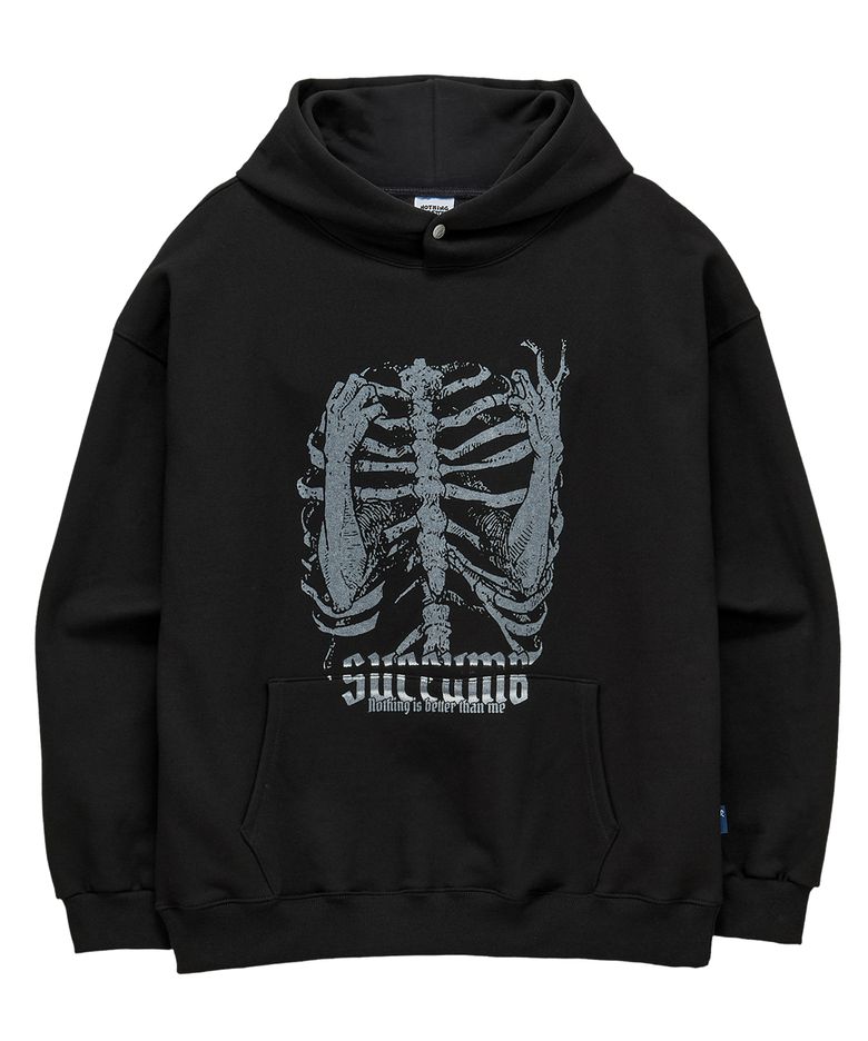 BONE GRAPHIC HOODIE_black