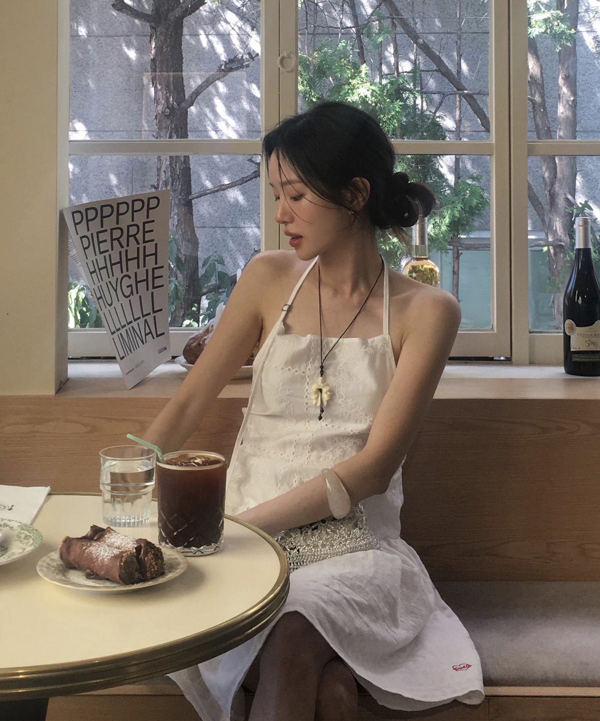 포에트서울(POETSEOUL) lace back open bustier_ivory