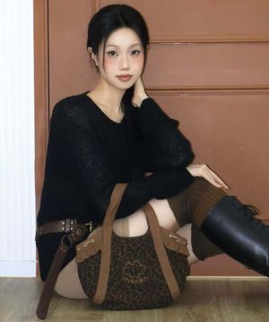 마이레오 레오파드 토트백_35181TT