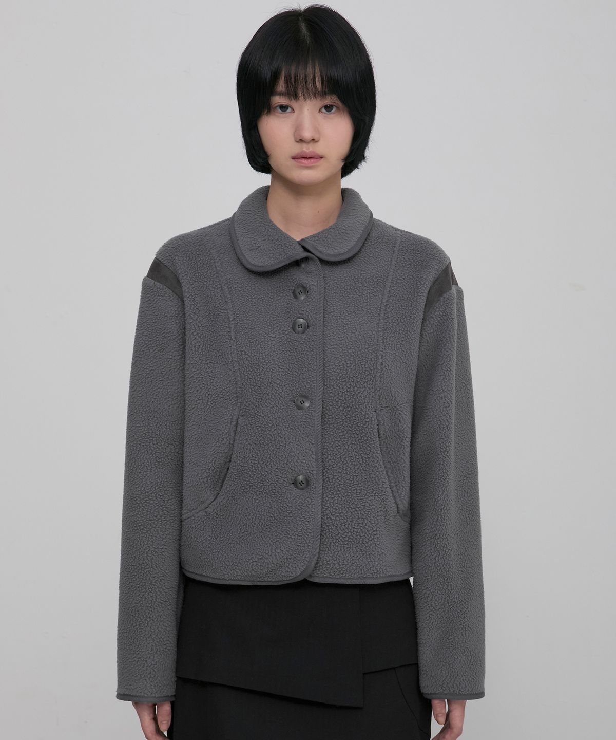 플레어업(FLAREUP) Wave Fleece Jacket (FL-049_Gray)