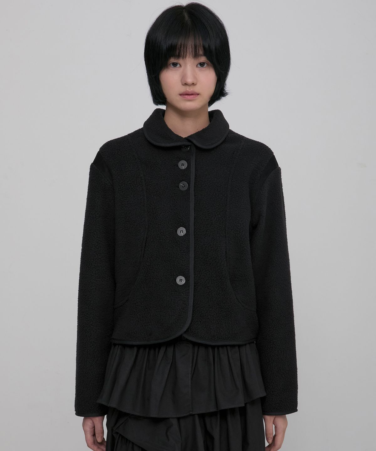플레어업(FLAREUP) Wave Fleece Jacket (FL-049_Black)
