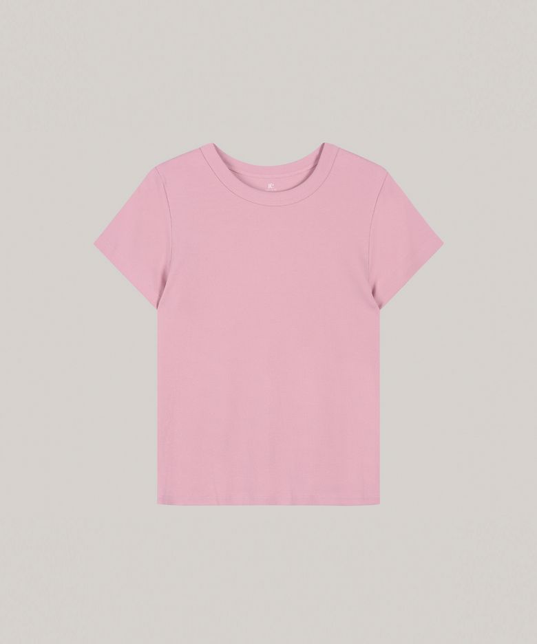 basic round t-shirts_pink