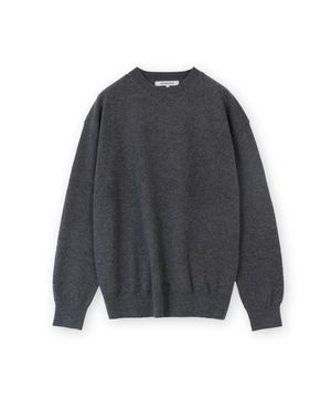 엑스트라 슈퍼 파인 크루넥 니트, 차콜