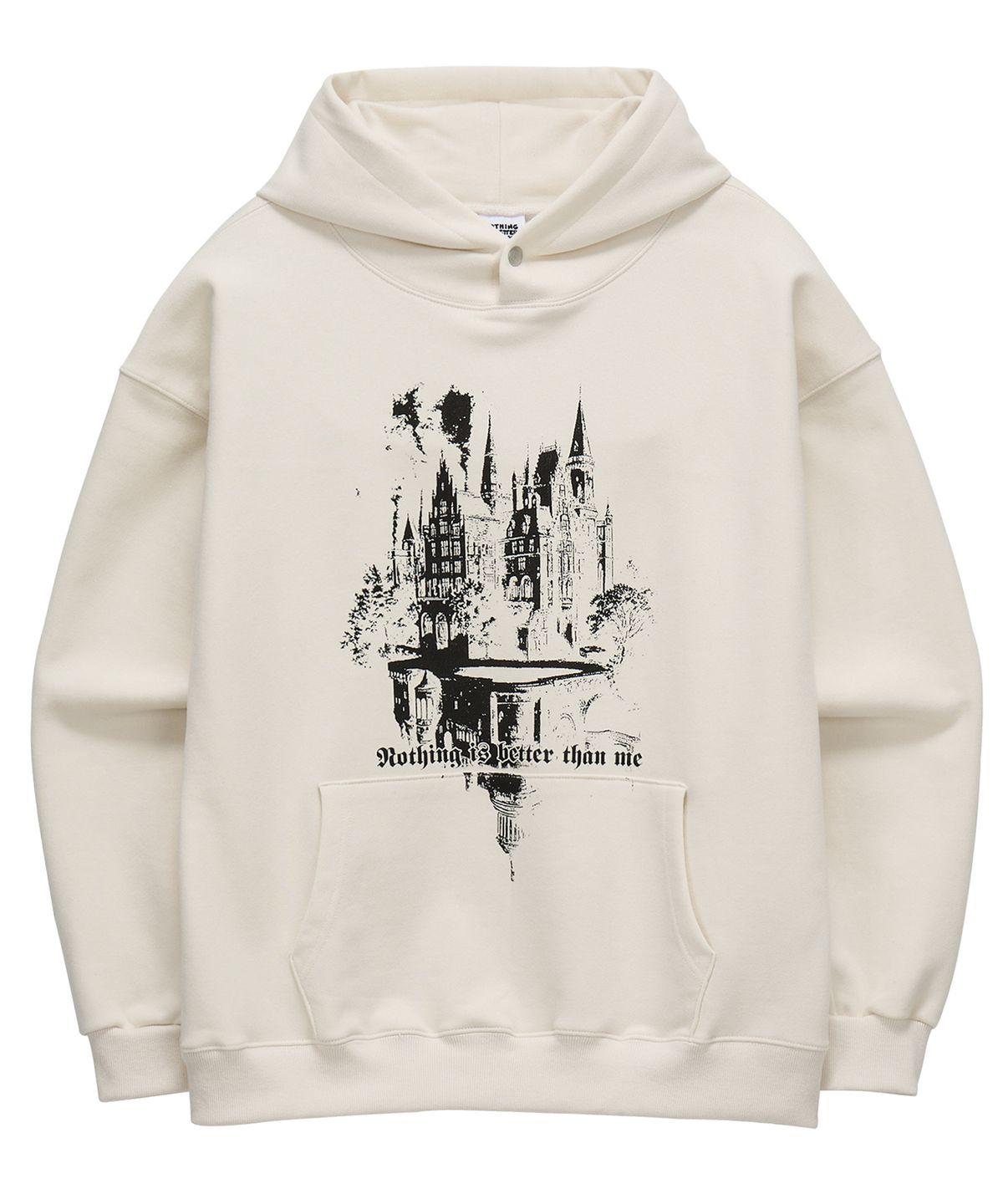 낫띵이즈베럴댄미(NOTHINGISBETTERTHANME) GOTHIC CASTLE HOODIE_cream
