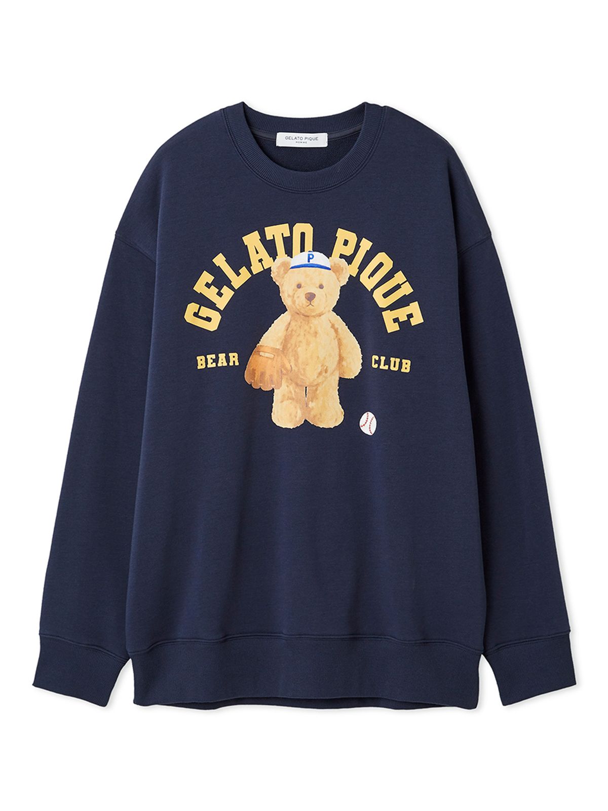 젤라또 피케(GELATO PIQUE) [HOMME] SPORTY BEAR 기모 풀오버 PMCT254982