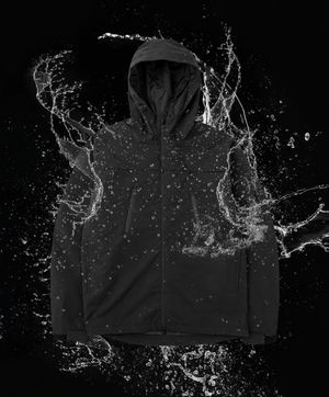 플라이 레인 하드쉘 파카 윈드 자켓 블랙