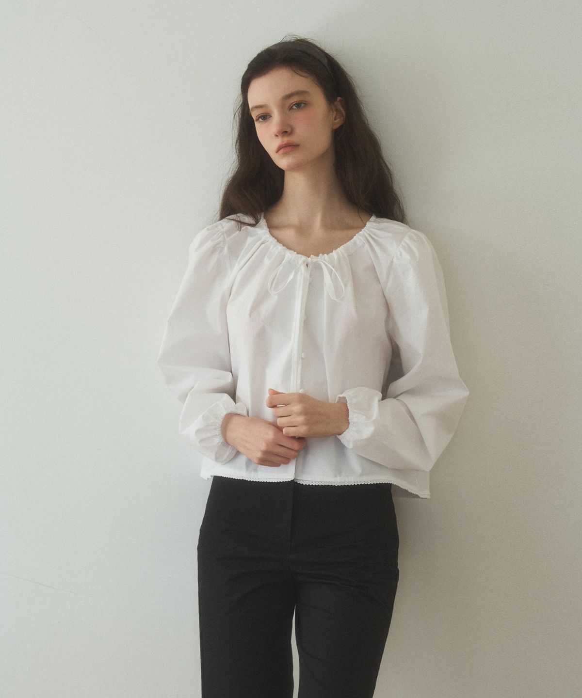 포에트서울(POETSEOUL) mimi blouse_ivory