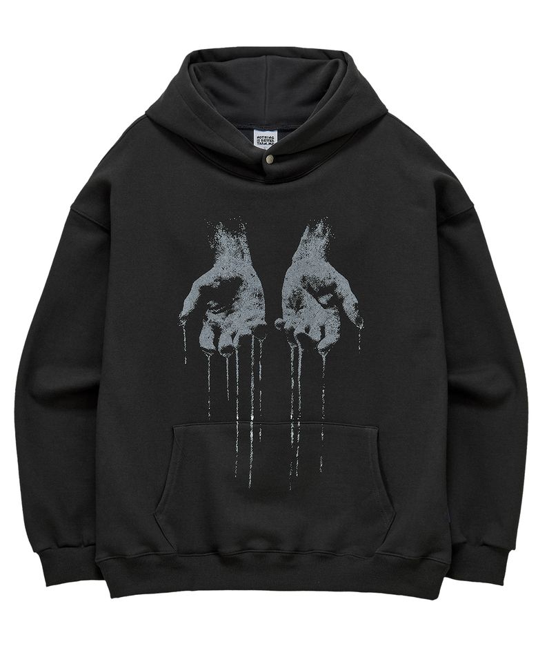 HAND GRAPHIC HOODIE_grey