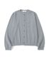 베이직 에센셜 크롭 라운드 가디건 MELANGE GREY
