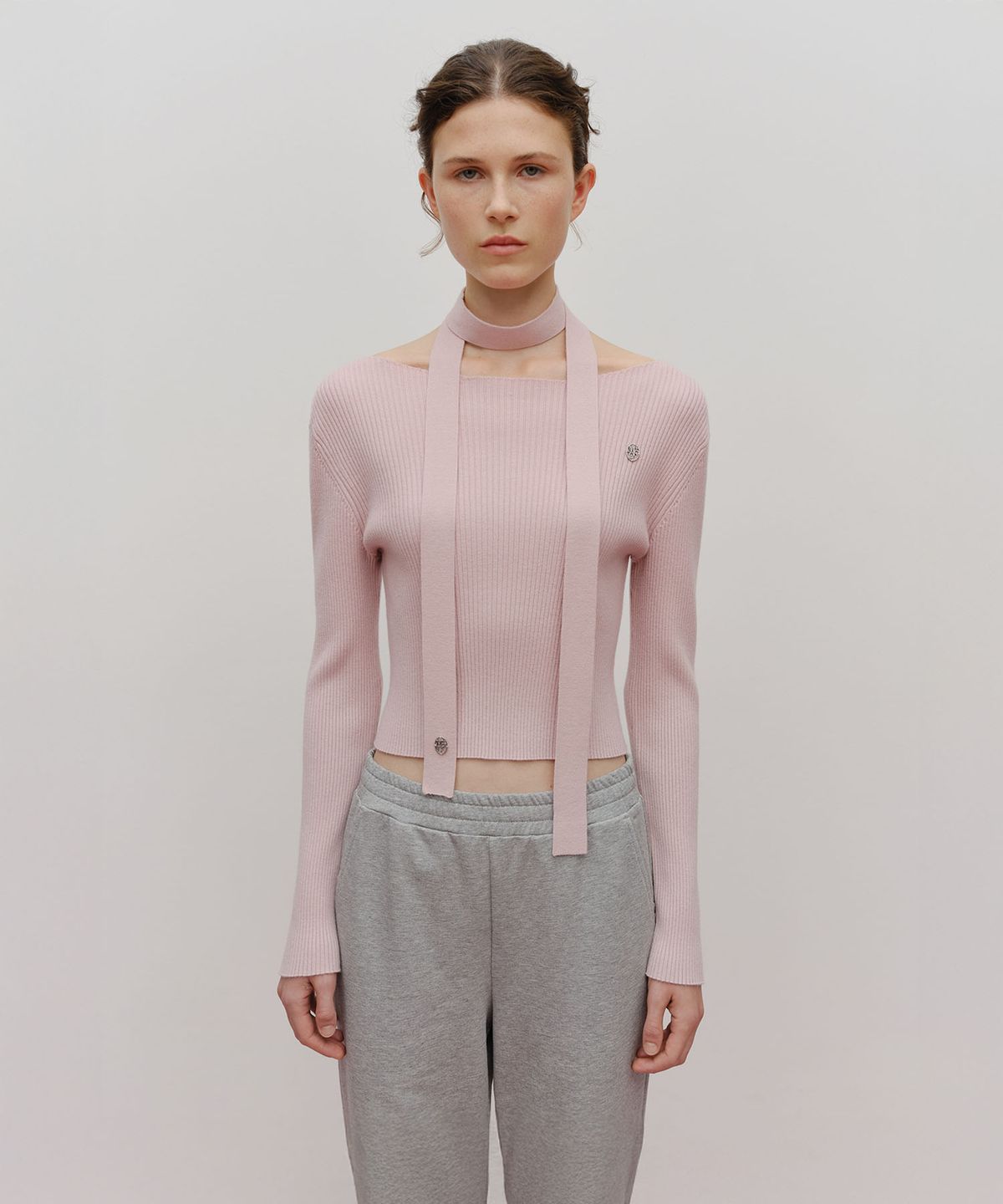 마리떼 프랑소와 저버(MARITHÉ + FRANҪOIS GIRBAUD) W MUFFLER SET KNIT pink