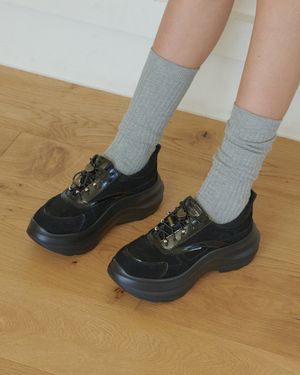 시그니처 하트 플랫폼 스니커즈 EBAL157533