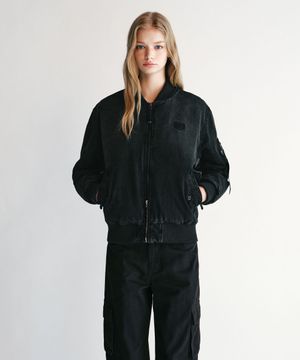 MARITHE X ALPHA INDUSTRIES MA-1 JUMPER black
