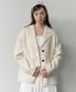 Wool handmade tailored jacket - ivory