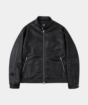 바라쿠타 비건레더 해링턴 자켓