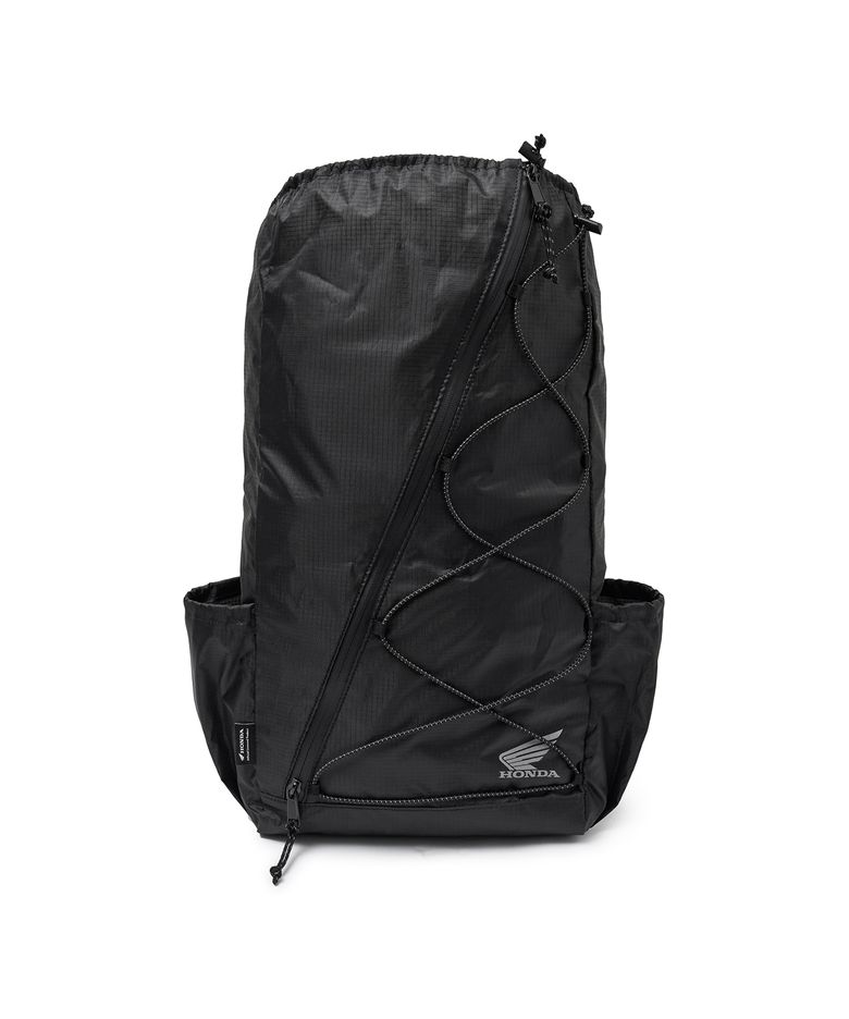 Original Wing Logo Half Mesh Bag Black