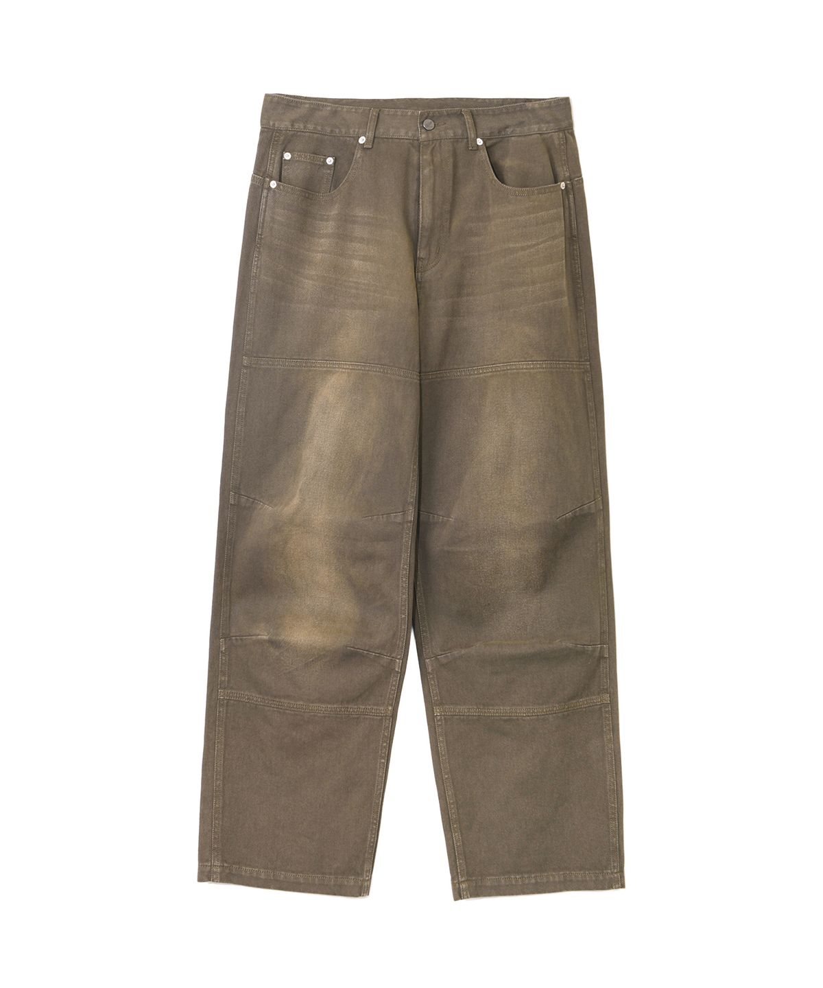 핍스 모터사이클(PHYPS MOTORCYCLE) Vintage Old Denim Pants Brown
