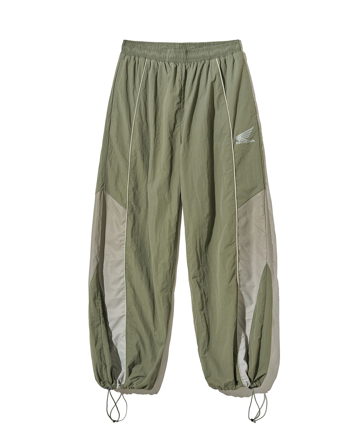 핍스 모터사이클(PHYPS MOTORCYCLE) Speed Track Solid nylon Pants Khaki
