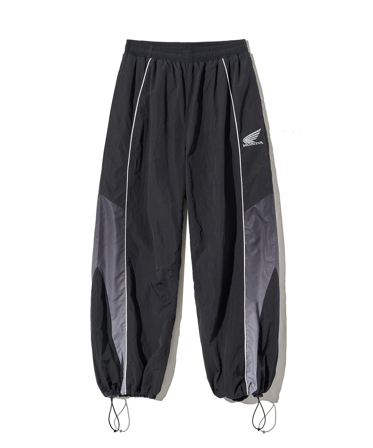 핍스 모터사이클(PHYPS MOTORCYCLE) Speed Track Solid nylon Pants Black