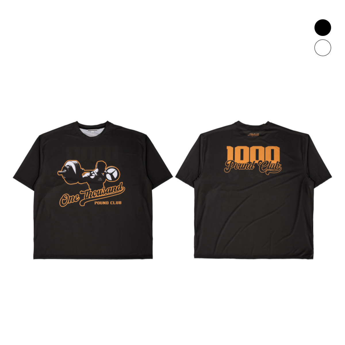 렙시멈(REPXIMUM) 쿨 메쉬 1000Pound Club 자이언트 핏 티셔츠 (2Colors)