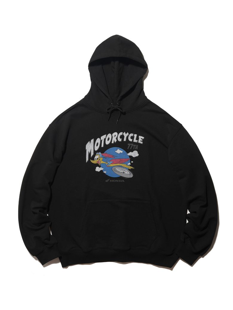 Vintage Flying Duck Hoodie Black