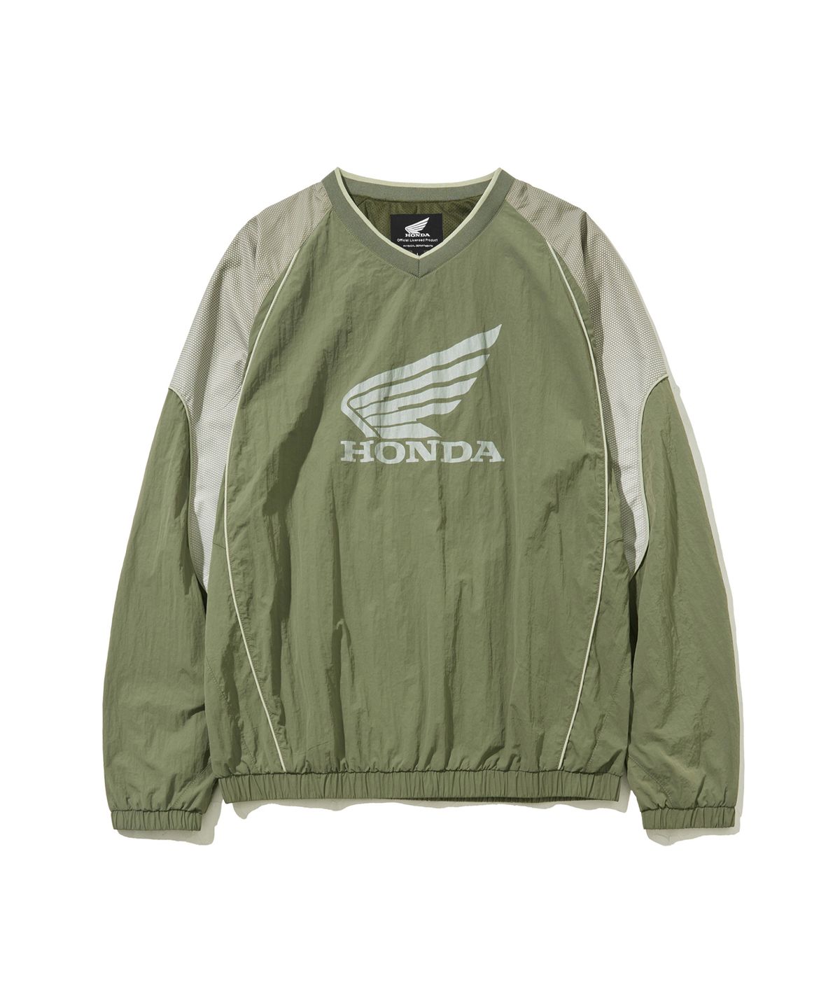 핍스 모터사이클(PHYPS MOTORCYCLE) Speed Track Solid nylon Long Sleeve Khaki
