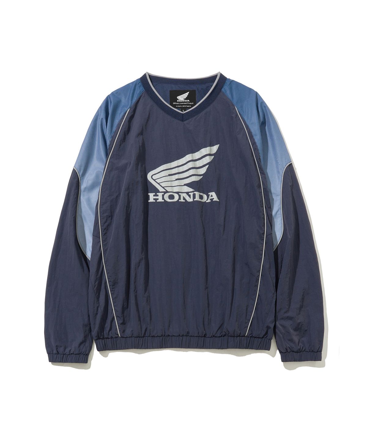 핍스 모터사이클(PHYPS MOTORCYCLE) Speed Track Solid nylon Long Sleeve Navy