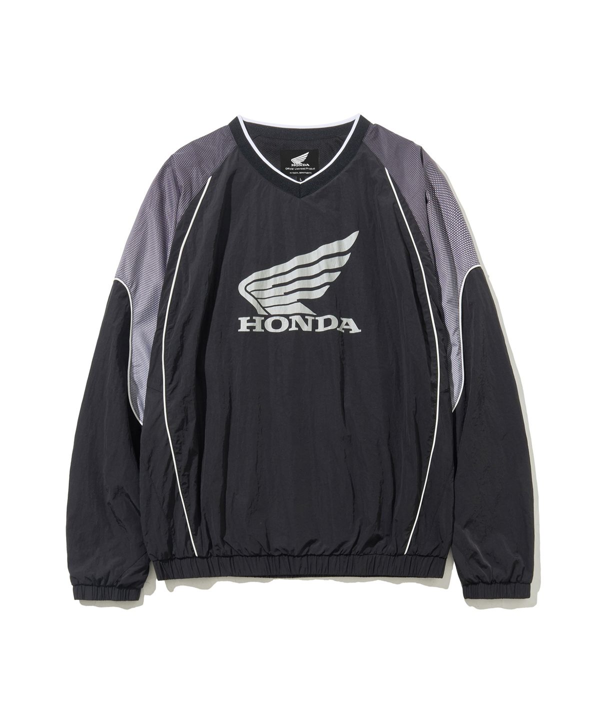 핍스 모터사이클(PHYPS MOTORCYCLE) Speed Track Solid nylon Long Sleeve Black