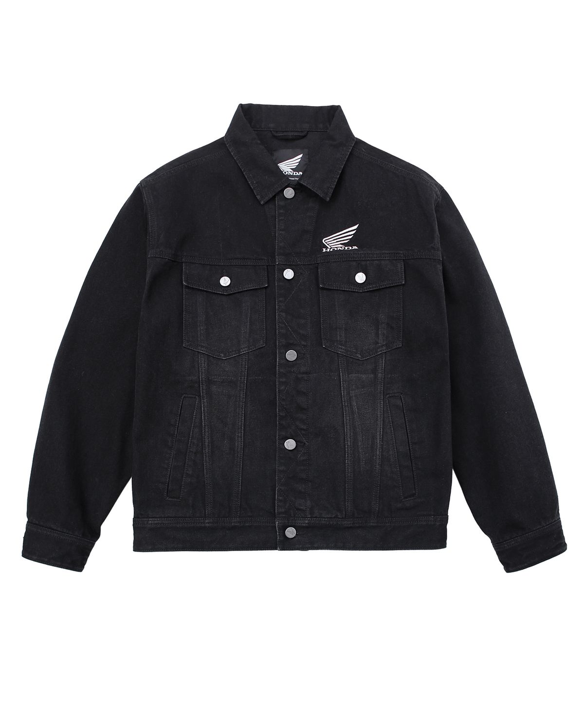 핍스 모터사이클(PHYPS MOTORCYCLE) Vintage Old Denim Jacket Black