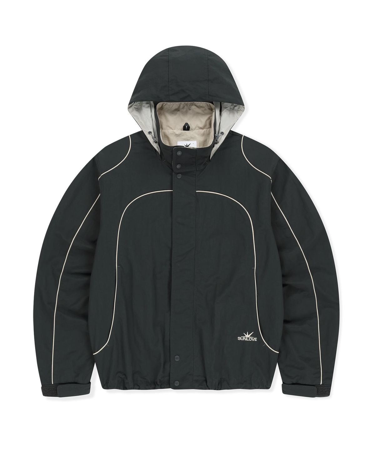 썬러브투어(SUNLOVETOUR) Crescent Windbreaker Charcoal