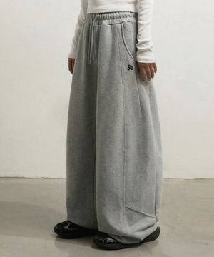 투턱 포인트 스웻 팬츠 멜란지