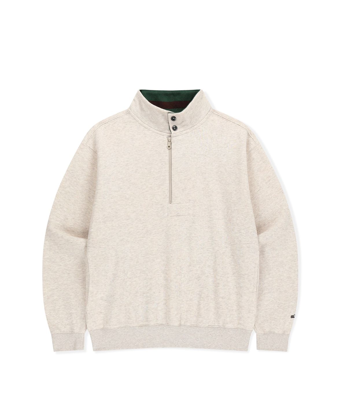 썬러브투어(SUNLOVETOUR) Cabin Half Zip Sweat Heather Oatmeal
