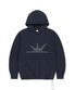 ASCII Daybreak LS Hooded Tee Navy