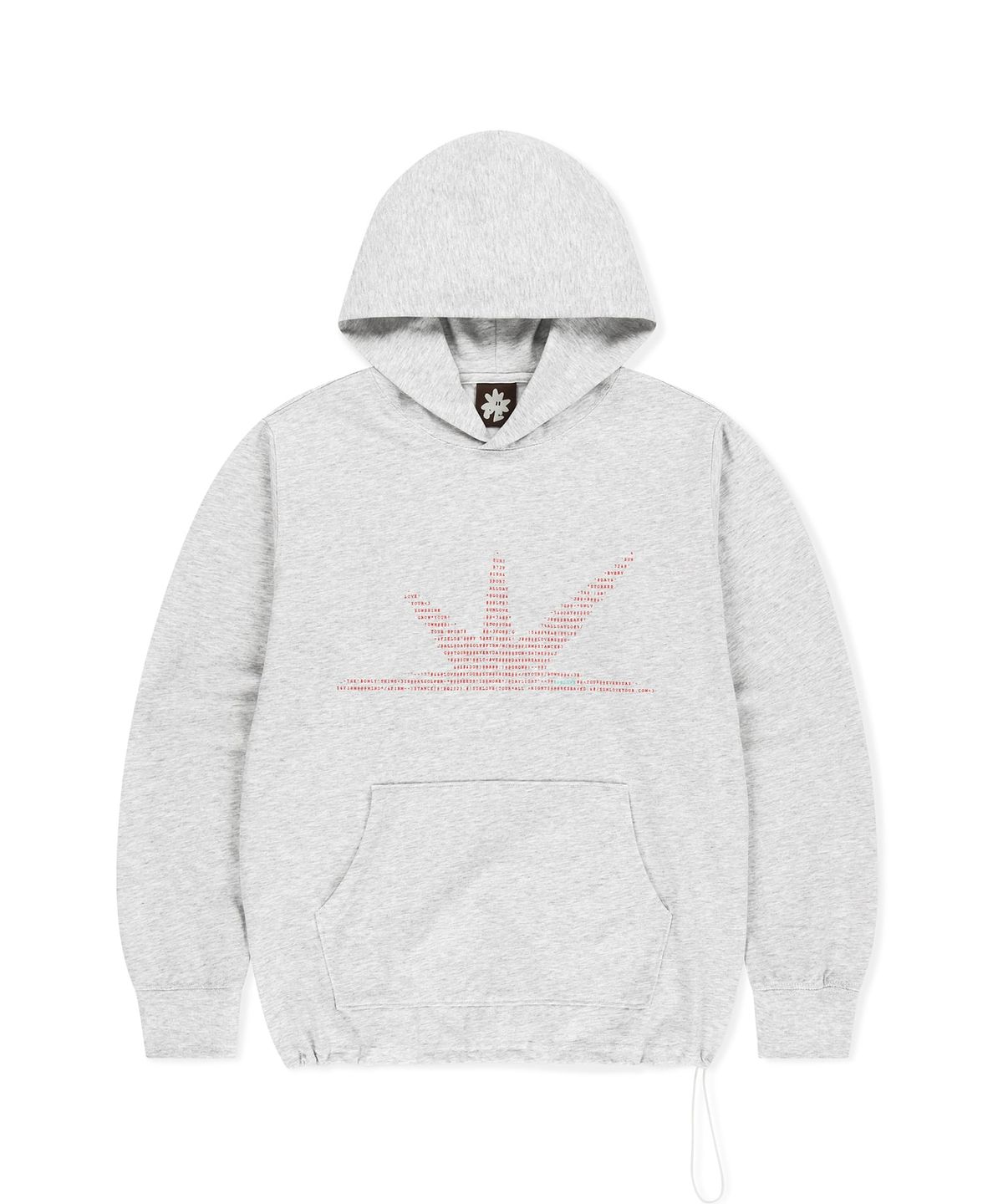 썬러브투어(SUNLOVETOUR) ASCII Daybreak LS Hooded Tee Heather Grey