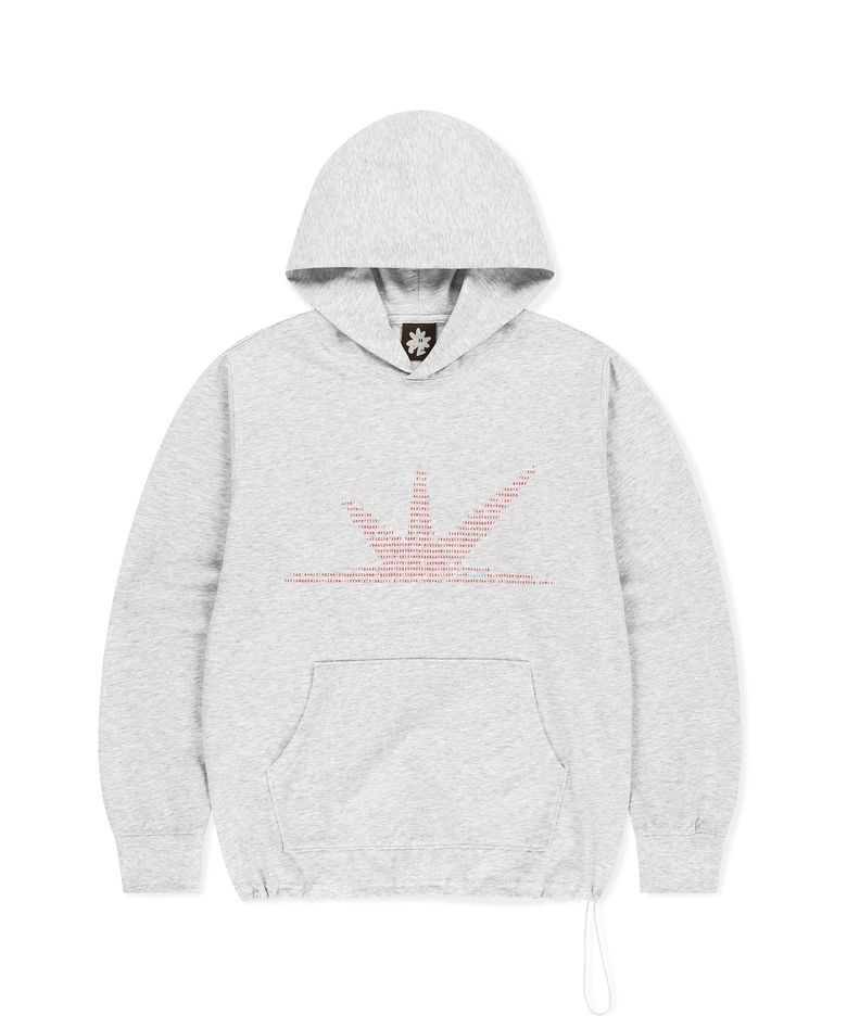 ASCII Daybreak LS Hooded Tee Heather Grey