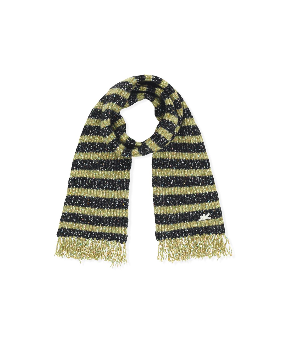 썬러브투어(SUNLOVETOUR) Merry Stripe Muffler Olive