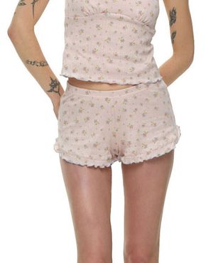 베이비로즈  라운지웨어  쇼츠 반바지_꽃무늬