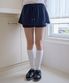 레터즈 레이어드 스커트 팬츠 ( 네이비 )
