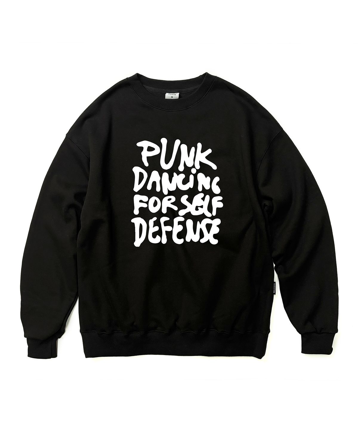앱놀머씽(ABNORMALTHING) PDFD 루즈핏 크루넥 블랙 (PDFD CREWNECK BLACK)