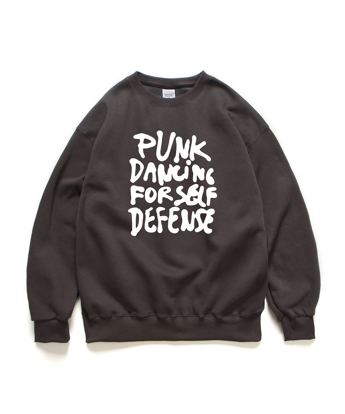 앱놀머씽(ABNORMALTHING) PDFD 루즈핏 크루넥 차콜 (PDFD CREWNECK CHARCOAL)
