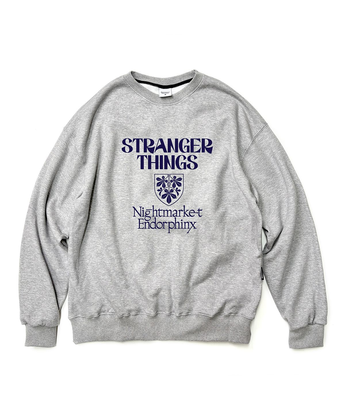 앱놀머씽(ABNORMALTHING) 스트레인져 루즈핏 크루넥 그레이 (STRANGER CREWNECK GREY)