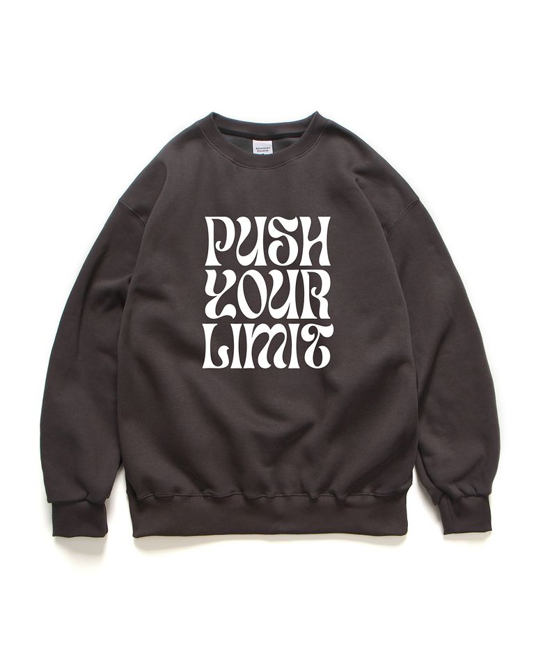 리미트 루즈핏 크루넥 차콜 (LIMIT CREWNECK CHARCOAL)