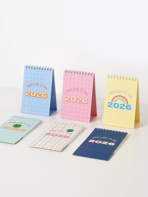 [3 PACK] (2026 날짜형) 미니 캘린더 데일리 해빗 2026_탁상달력