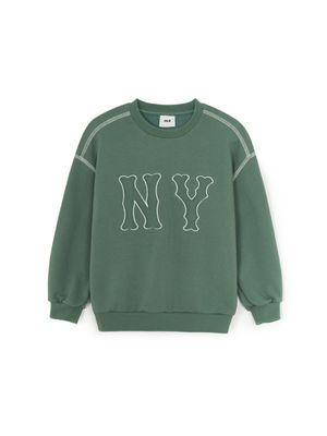 스트릿 베이직 쿠퍼스 빅로고 맨투맨 NY (Khaki)