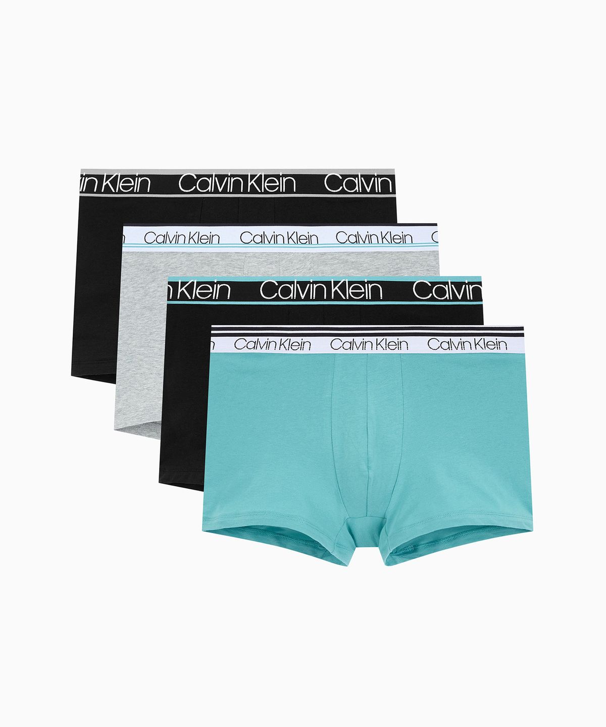 캘빈클라인 언더웨어(CALVIN KLEIN UNDERWEAR) 남성 WB 코튼 스트레치 버라이어티 팩 트렁크 4PK_NP2427OZPC