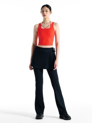 골지 스커트 레이어드 부츠컷 레깅스(FS253IP02F001001)