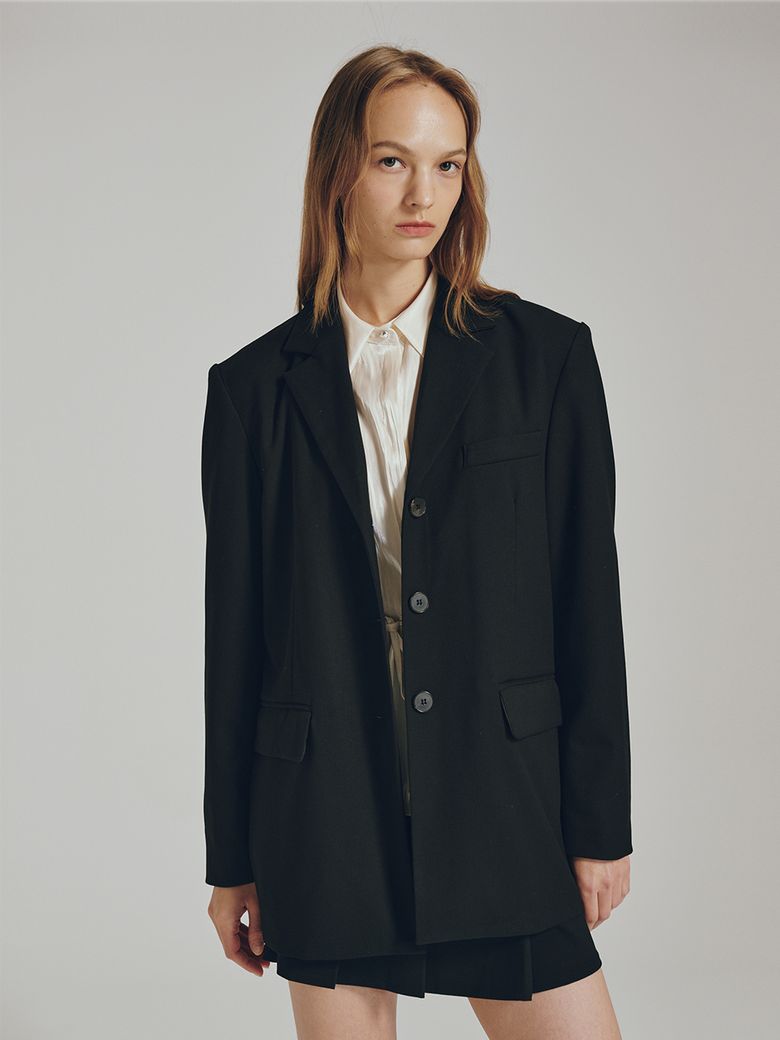 울 테일러 자켓 - 블랙 / Wool Tailor Jacket - Black