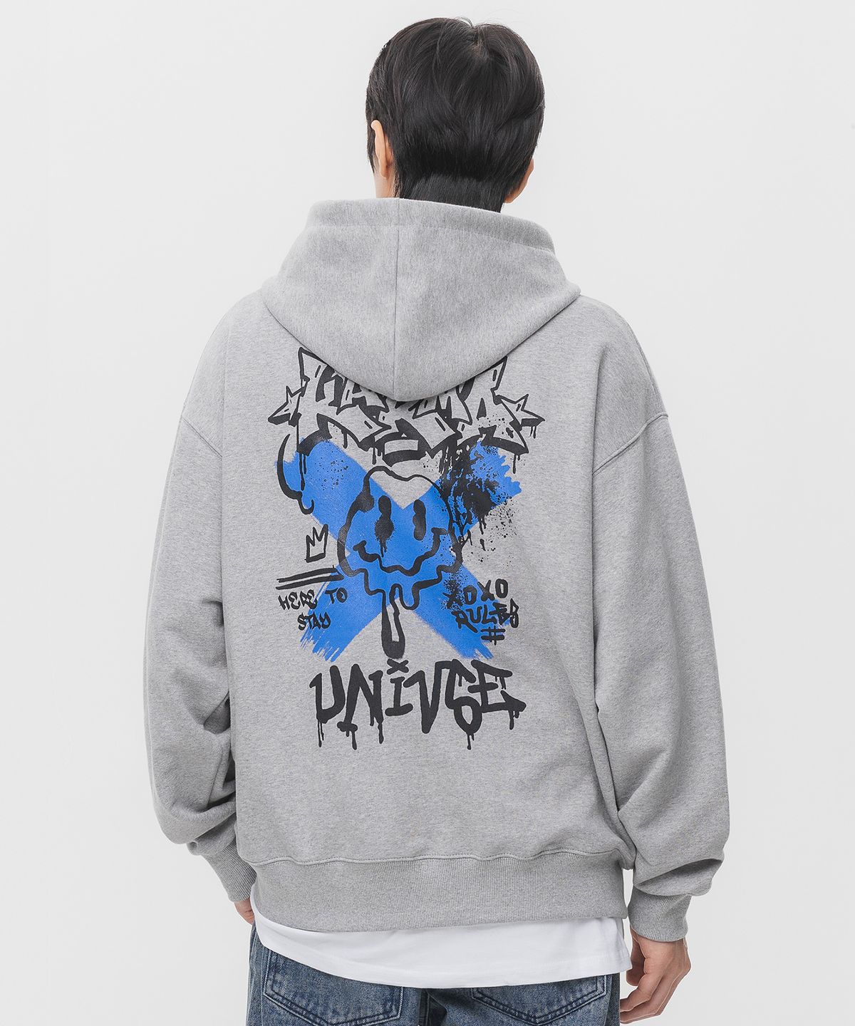 앨빈클로(ALVINCLO) KARMA 오버핏 후드티 AVH272 (3 COLOR)