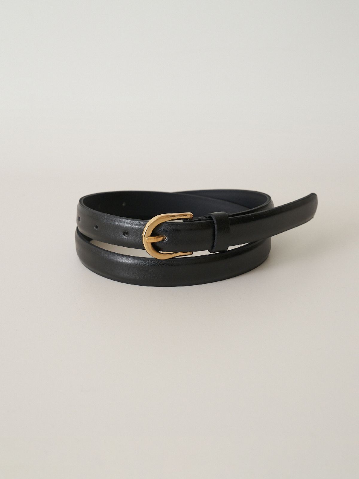 아르카익(ARCHAIC) leather classic belt_black